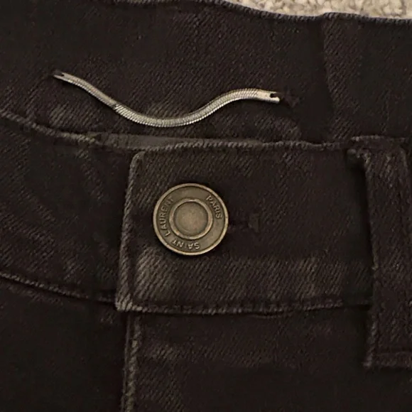 Saint Laurent Black Denim Jeans